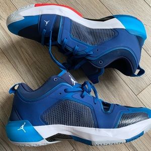 NEW Size 18 Air Jordan 37 Low 'FRATERNITY' Miltary Blue Men’s Shoes